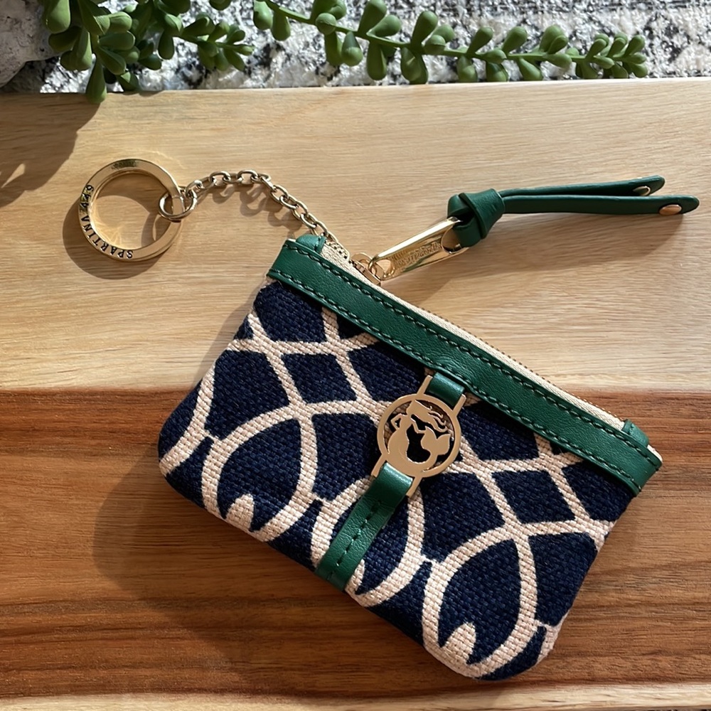 Spartina 449 Chaplin Key Ring ID Card Case